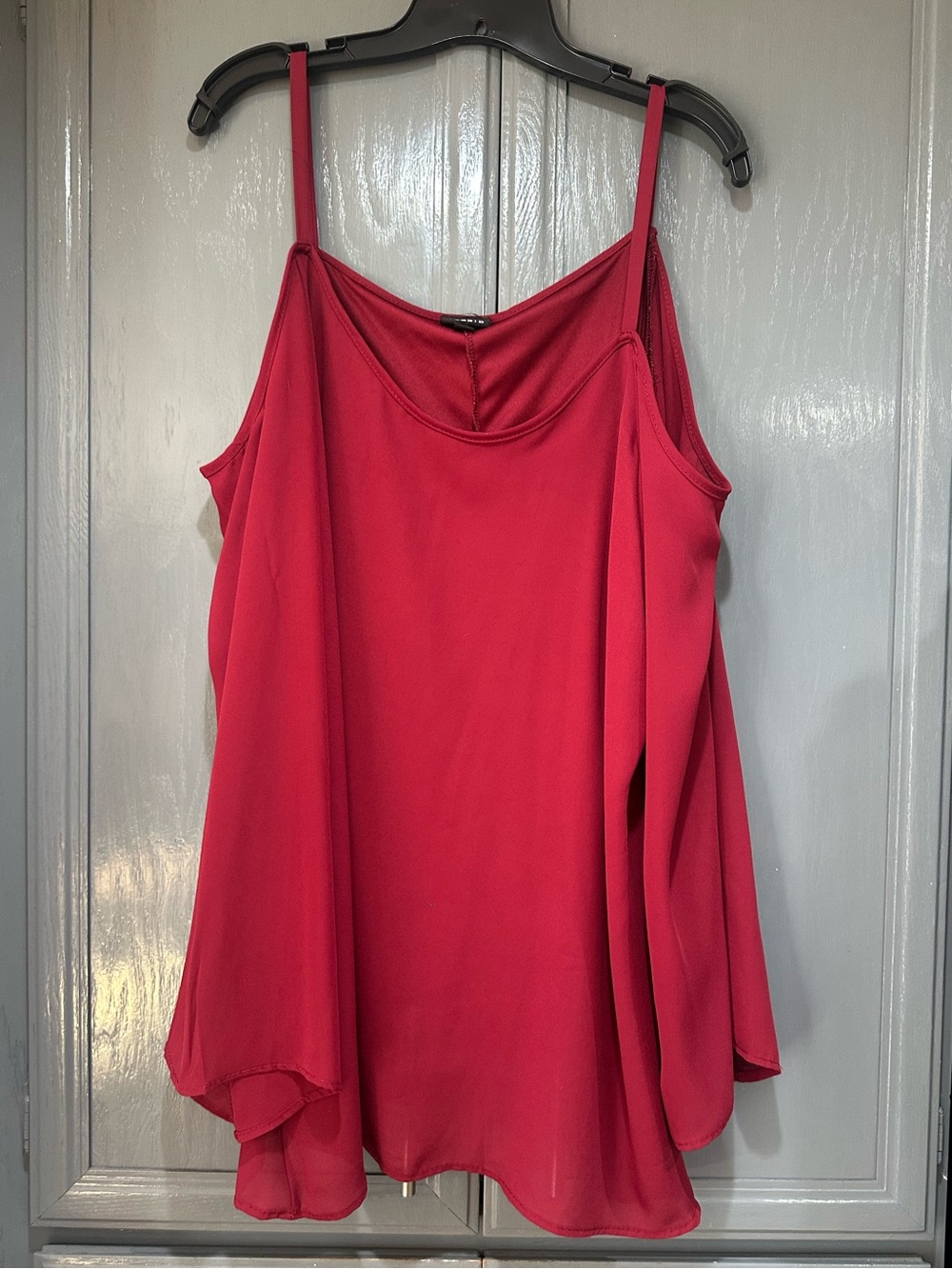 Torrid Maroon Top Cut-out Shoulders 2X
